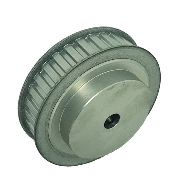 B&B Manufacturing 32L075-6FA6, Timing Pulley, Aluminum, Clear Anodized, 32L075-6FA6 - main